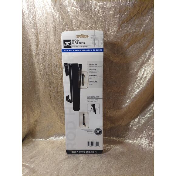 Orca Fishing Rod Holder Cooler Accessory Attachment Black NEW Outdoor Sport - Picture 6 of 7